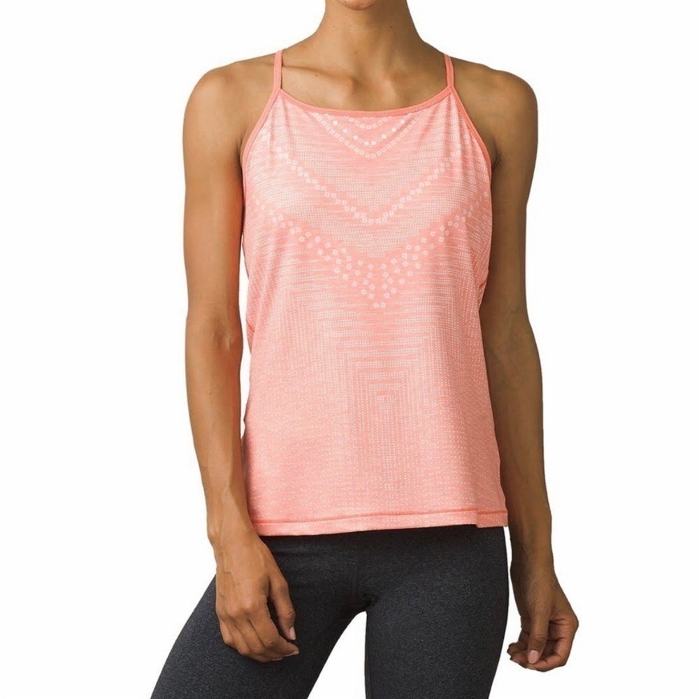 PrAna Miracle Cami/Tank in Peach Synergy in size S